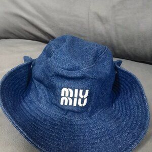 Miu Miu Blue Bucket Hat